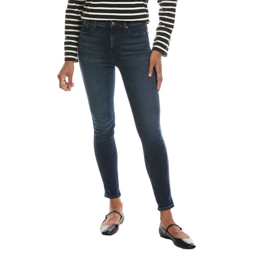 Madewell Womens Kingston Wash Skinny Jean, Blue